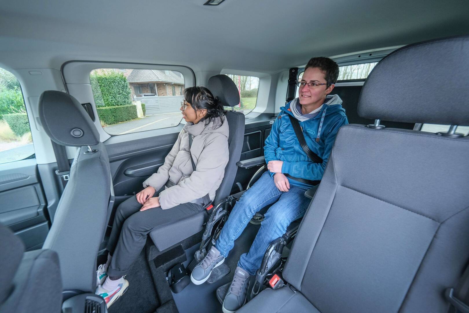 Modularité et confort sont les mots clés de ce Ford Grand Tourneo avec ses deux sièges amovibles