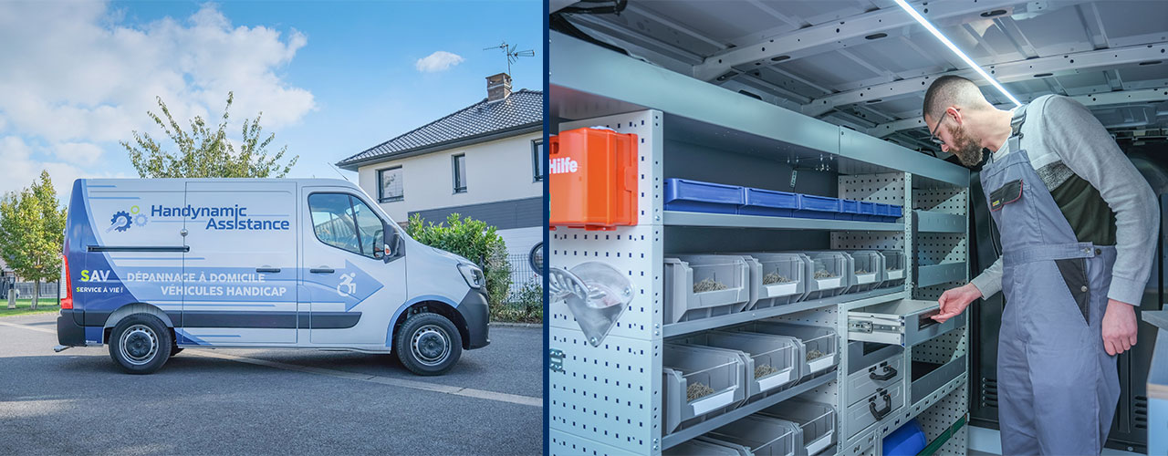 Facilitez la gestion de vos SAV avec la camion Handynamic Assistance !