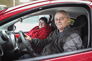 Citroën C1 avec aménagement du poste de conduite Citroën C1 avec aménagement du poste de conduite