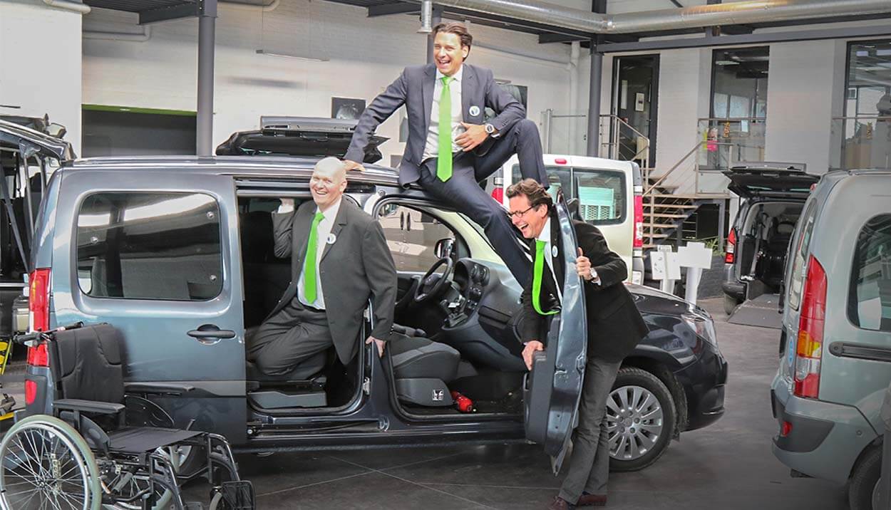 Les 3 fondateurs de la société Handynamic Les 3 fondateurs de la société Handynamic