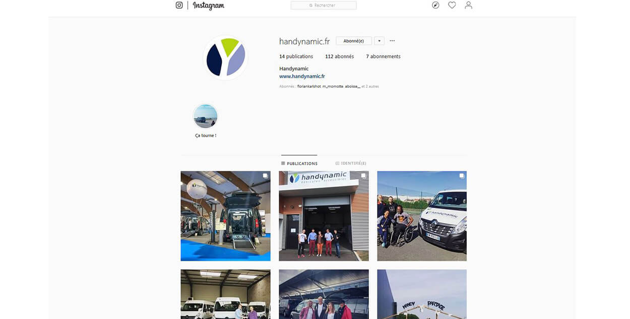 Suivez Handynamic sur Instagram !