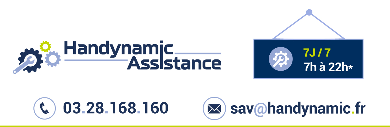 En cas de panne avec votre véhicules TPMR, contactez le service après-vente Handynamic En cas de panne avec votre véhicules TPMR, contactez le service après-vente Handynamic