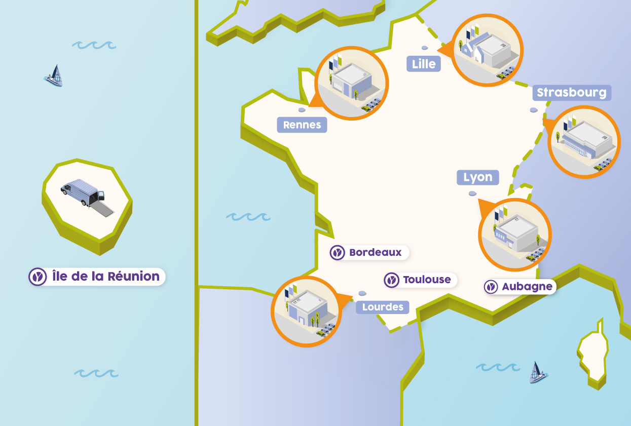 Découvrez nos agences et point relais location au départ desquels vous pouvez louez des véhicules aménagés handicap Découvrez nos agences et point relais location au départ desquels vous pouvez louez des véhicules aménagés handicap