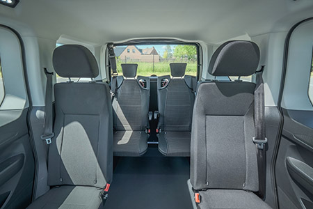 Choisissez les sièges arrière dont vous avez besoin à bord du Nouveau Caddy Xtra Choisissez les sièges arrière dont vous avez besoin à bord du Nouveau Caddy Xtra