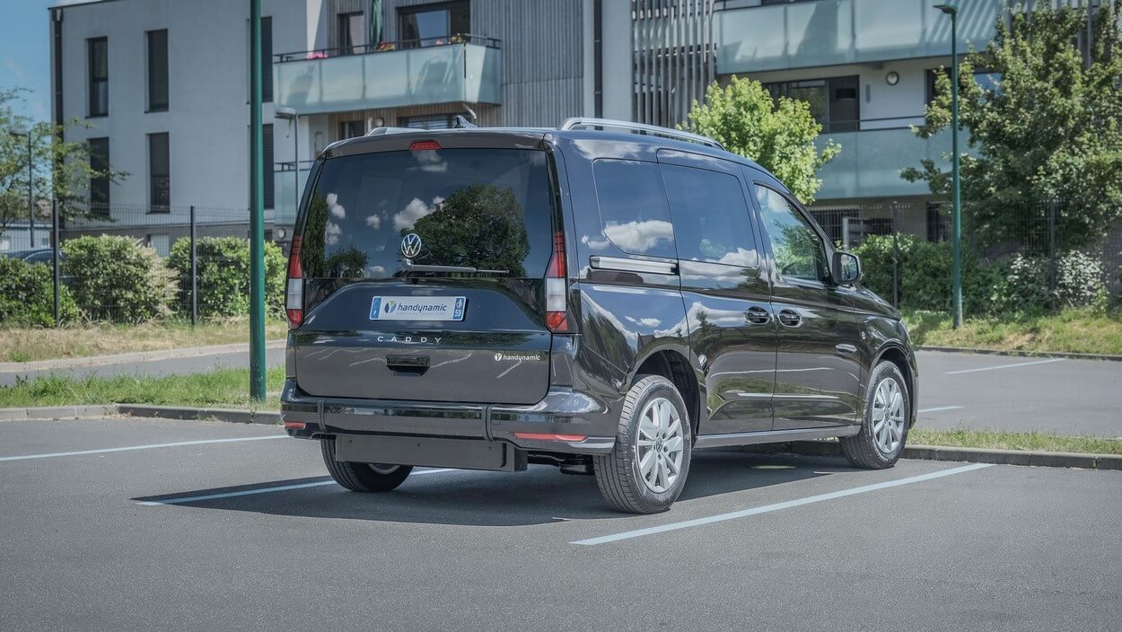 L&#039;arrière du Caddy a lui aussi été revisité lors de son restylage complet