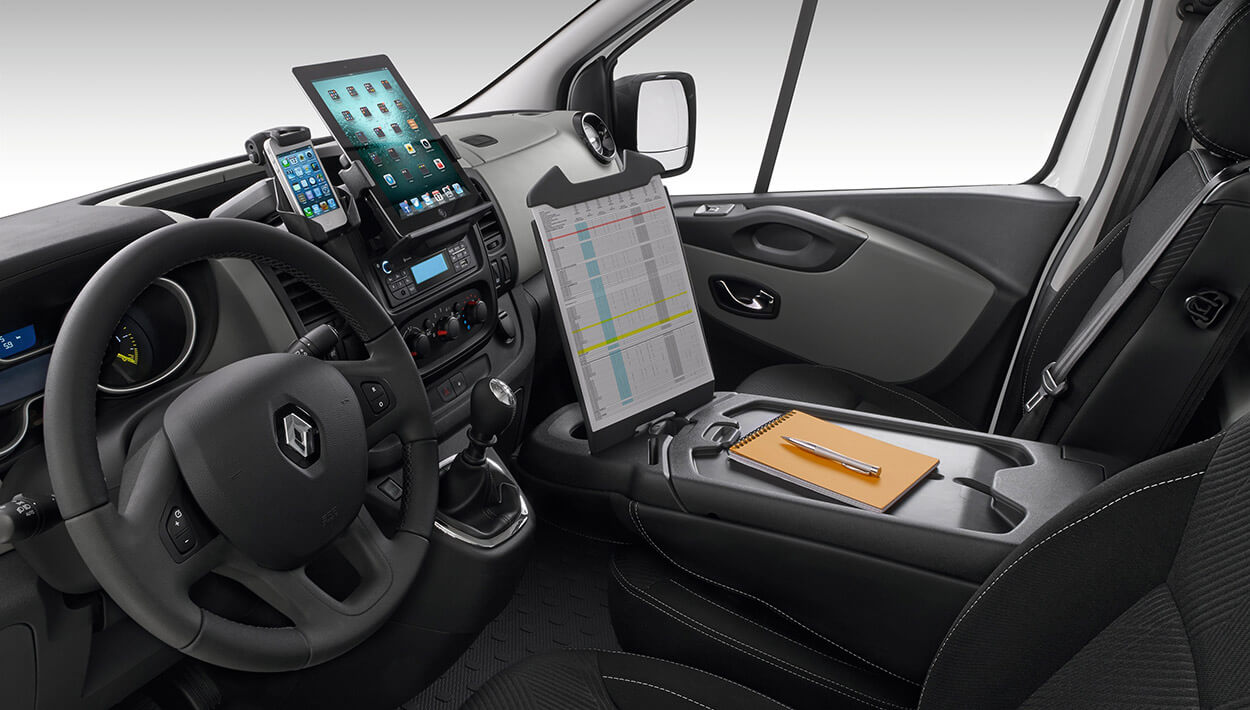 L&#039;habitacle du nouveau Renault Trafic s&#039;annonce prometteur avec une meilleure ergonomie et un meilleur confort ...