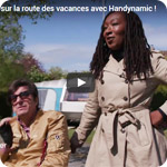 L'équipe de Faut pas pousser à tester nos camping-cars accessibles pour son émission L'équipe de Faut pas pousser à tester nos camping-cars accessibles pour son émission
