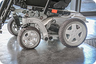 Chaussettes pour roues de fauteuil roulant électrique