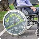 Customisez vos roues de fauteuil roulant à moindre coût et en un clin d'oeil !