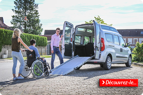Découvrez le Fiat Doblo XL Ecoline SimplyAccess, un voiture accessible économique !